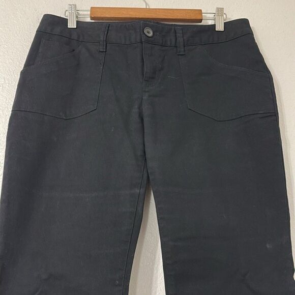 The Limited Flare Leg Crew Fit Black Jeans Womens 10 Denim Stretch Mid Rise 90s - Picture 2 of 12